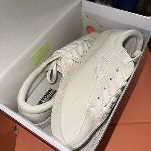 Tretorn Nylite Plus White Canvas Sneakers